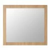 Valencia Naturale Oak Effect Framed Mirror 800 x 700mm