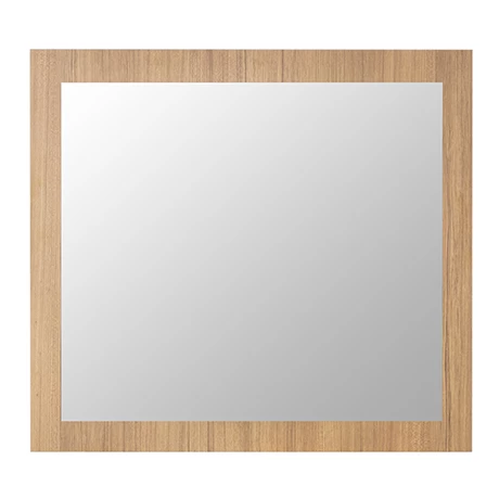 Valencia Naturale Oak Effect Framed Mirror 800 x 700mm 3 Valencia Naturale Oak Effect Framed Mirror 800 x 700mm