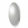 Croydex Orwell Single Door Oval Mirror Cabinet with FlexiFix - WC101569 -Bathroom Mirrors Shop WC101569 P