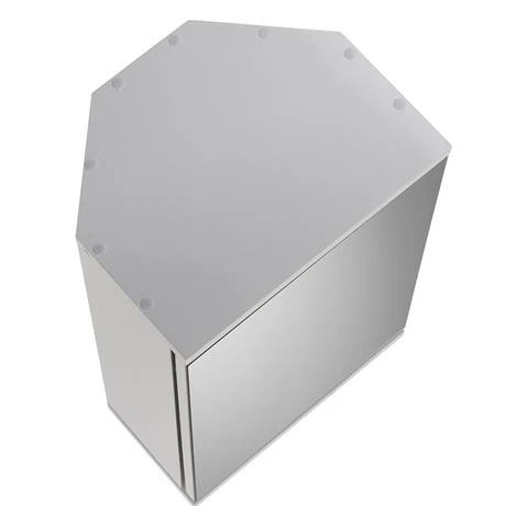 Croydex Simplicity Single Door Corner Cabinet - WC257222 4 Croydex Simplicity Single Door Corner Cabinet - WC257222 - Image 2