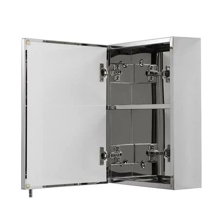 Croydex Avon Single Door Stainless Steel Mirror Cabinet - WC856005 4 Croydex Avon Single Door Stainless Steel Mirror Cabinet - WC856005 - Image 2