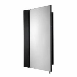 Croydex Dawley Matt Black 400mm Single Door Mirror Cabinet - WC930021 12 Croydex Dawley Matt Black 400mm Single Door Mirror Cabinet - WC930021 -Bathroom Mirrors Shop WC930021 D4 460