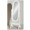 White Wooden Free Standing Full Length Cheval Mirror - 2400159 -Bathroom Mirrors Shop White Wooden Free Standing Full Length Cheval Mirror Medium