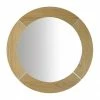 Imperial Annabel Natural Oak Luxury Round Wooden Frame Mirror -Bathroom Mirrors Shop XP39030020 P