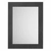 York 800 x 600mm Traditional Dark Grey Mirror -Bathroom Mirrors Shop Y86DG p